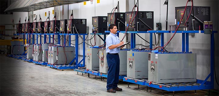 phục hồi sửa chữa bình điện xe nâng