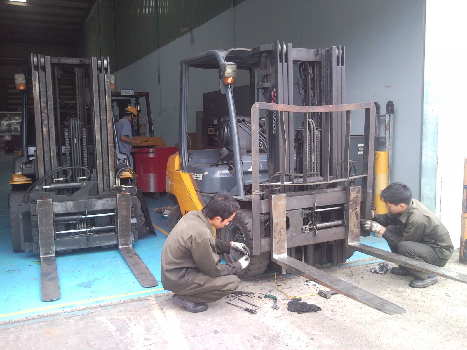 sữa chữa xe nâng khu công nghiệp Bourton - An Hòa